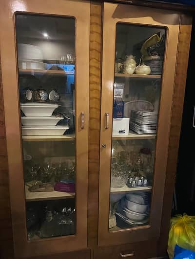 Wooden showcase