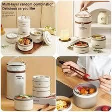 2 layer Insulated Lunch Box With Thermal Bag