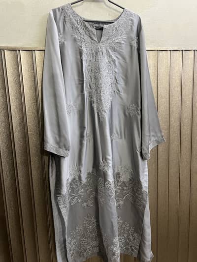 Limelight 3 Piece Silk Embroidered Suit