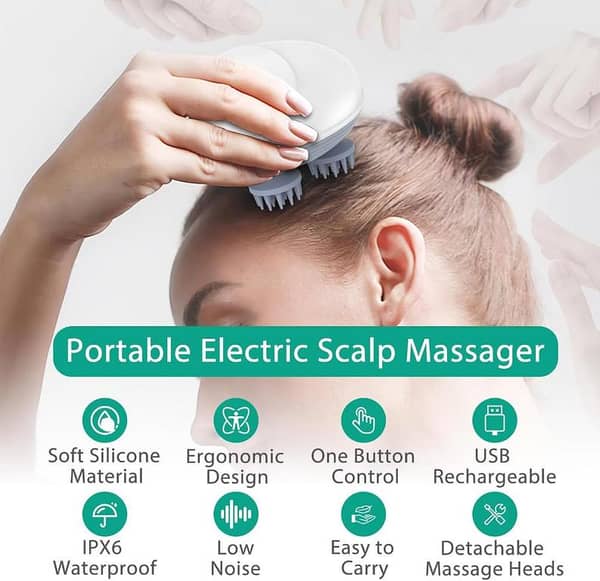 Electric Scalp – 4 Head Hair & Scalp Brush