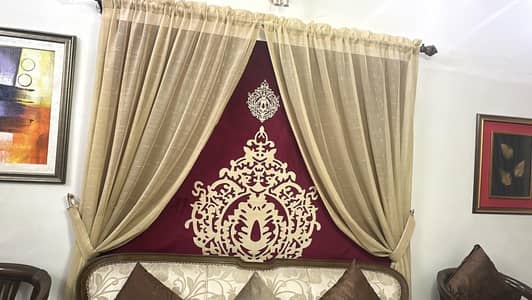 Curtains with blinds