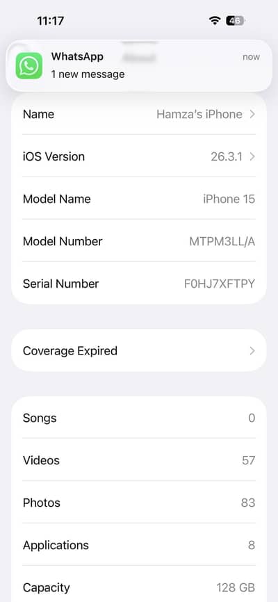 Apple iPhone 15