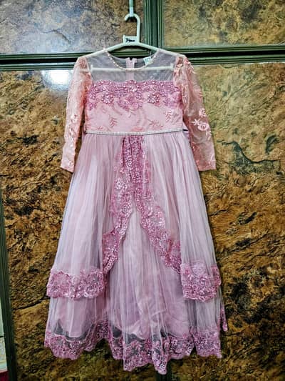 Girl Fancy Frock for sale imported (2 times used Only)