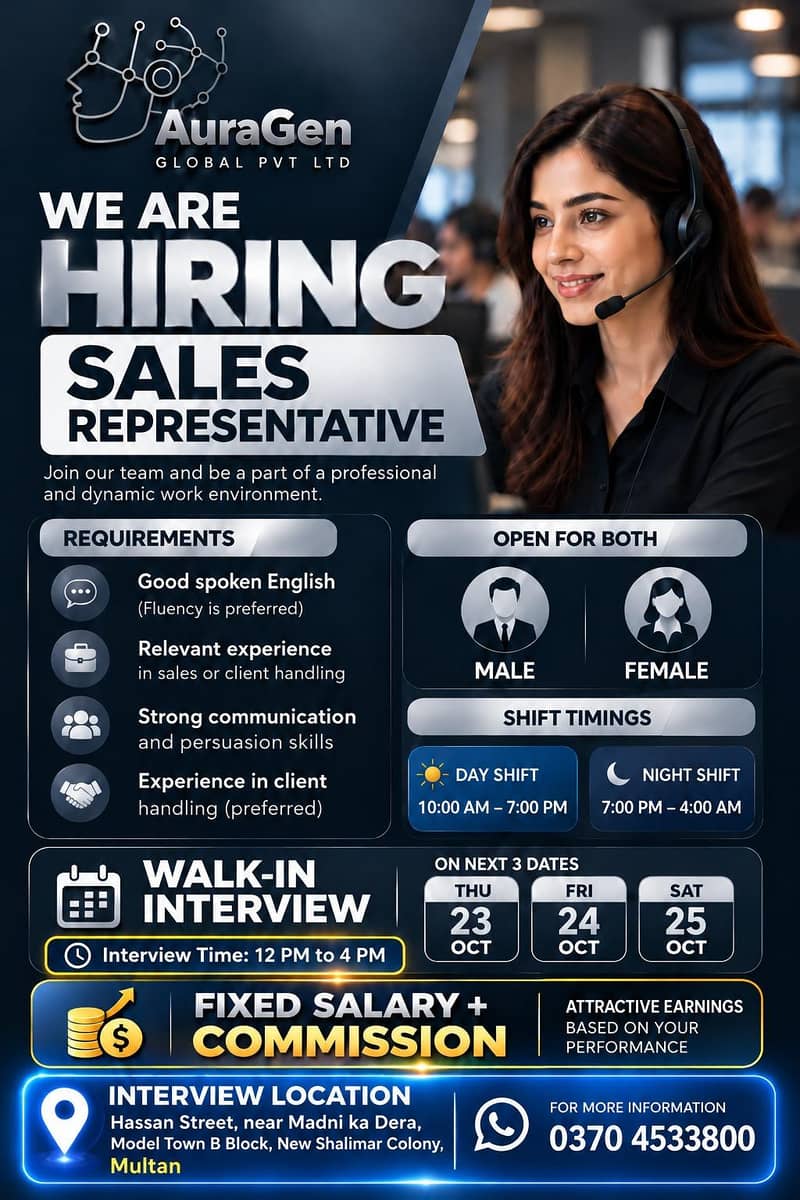 we need call centre agent 0