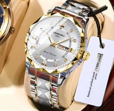 Luxury Fashion Stainless Steel Men’s Quartz Watch