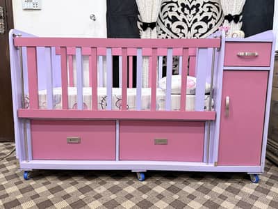 Baby Cot with Mattress