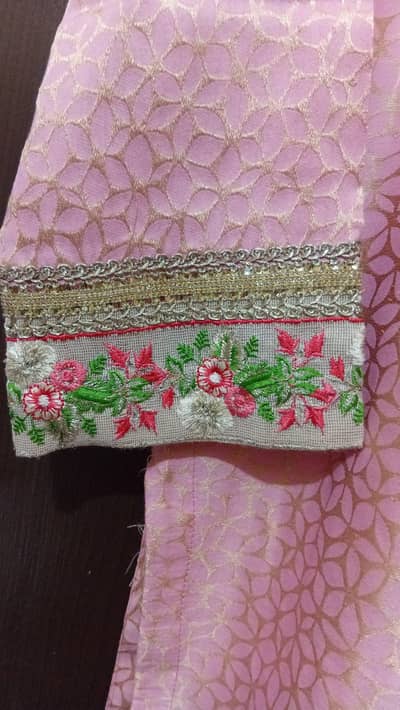 just 1 time 3 pcs ready mafe dress for sale