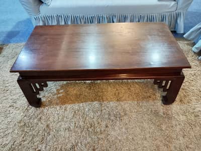 Center Table Set - 3 Pieces - Heavy Solid Wood- Rs 24000