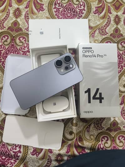 OPPO Reno 14 Pro 512gb PTA Official Approved