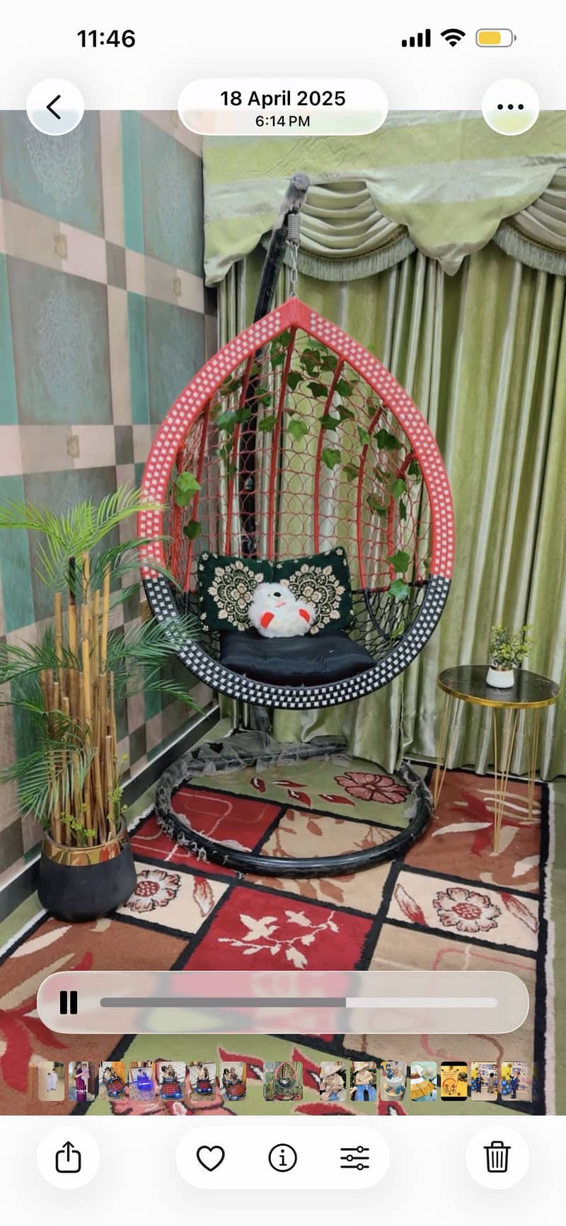 Egg shape swing 0