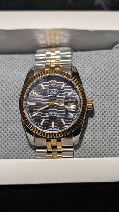 Two tone  Date just premium watch