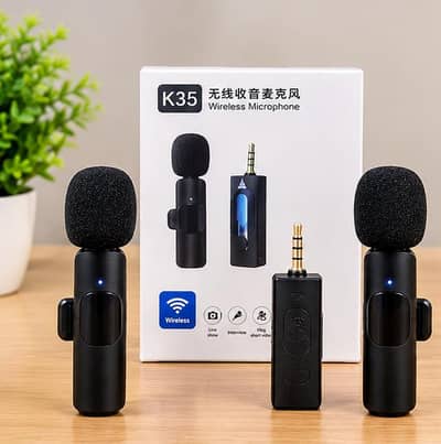 K35 Wireless Microphone Play Audio Mic