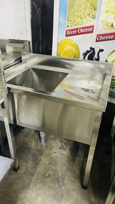 Wash sink double and single bowl | Baisan | breading table