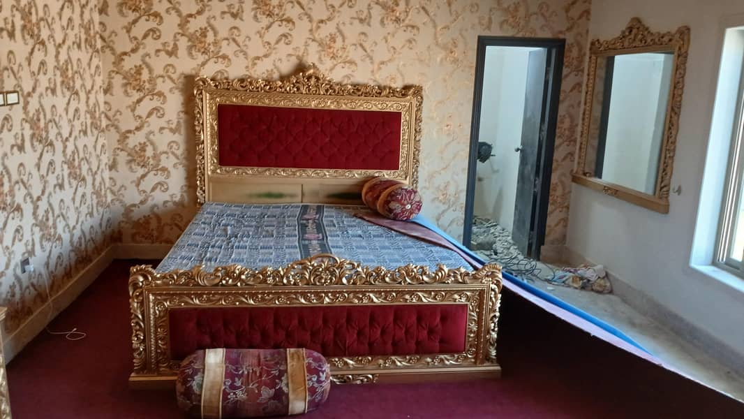 solid wood bed 1
