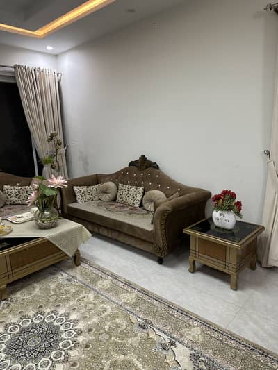 7-Seater Sofa Set for Sale with Center Table & Side Tables