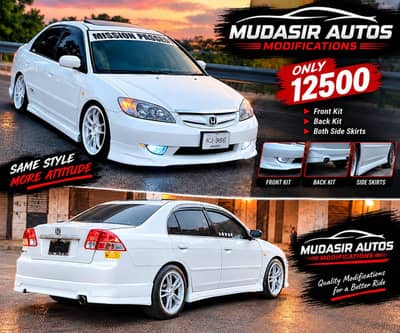 Honda Civic body kit,spoiler,all cars kits available