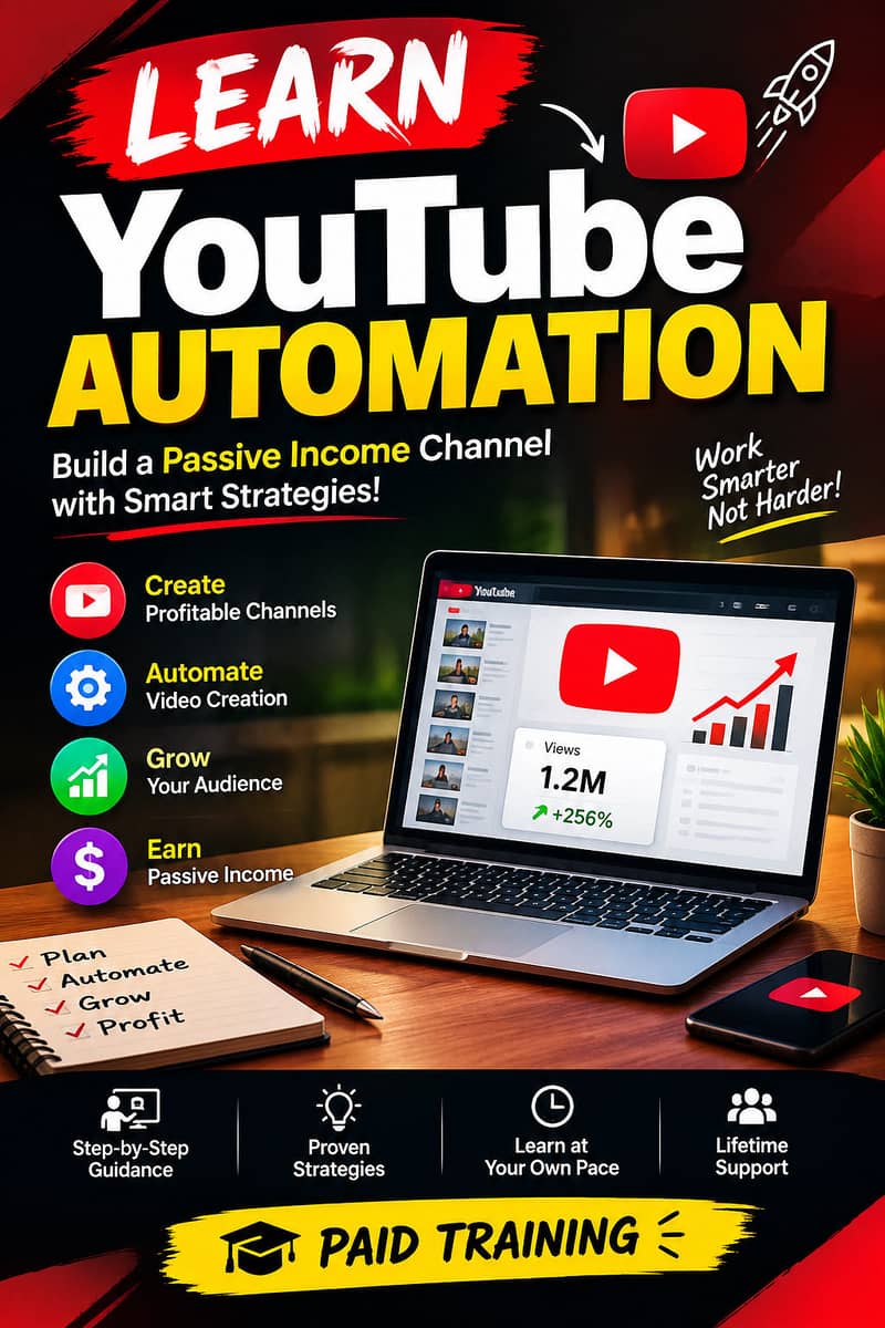 learn yt* A'u't'o'm'a't'i'o'n 0