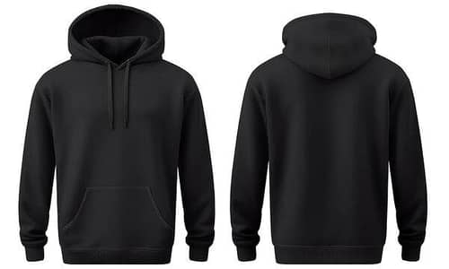 The black hoodie