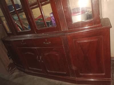 Wooden Showcase / Crockery Cabinet for Sale – Excellent Design