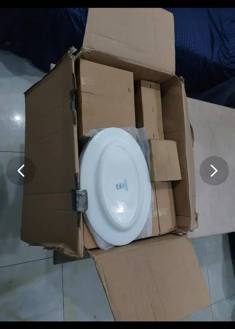 Marble dinner set new 5
