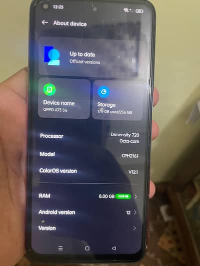 OPPO A73 5G EXCHANGE POSSIBLE