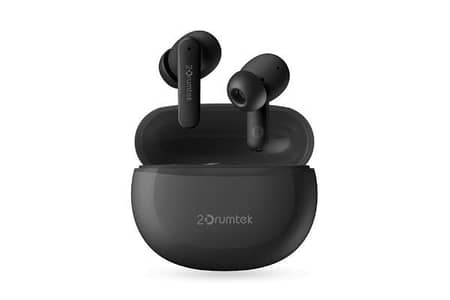2Drumtek Wireless Bluetooth Earbuds with Charging Case – Black