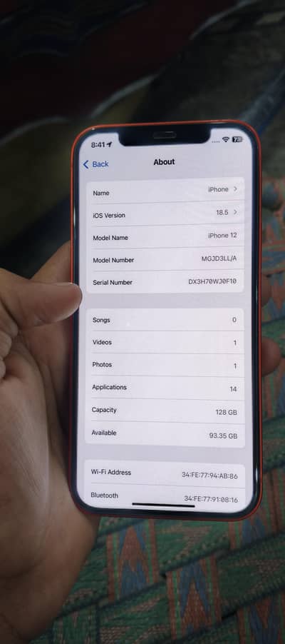 Apple iPhone 12 non pta 128 gb