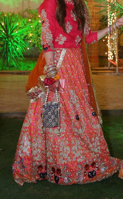 Nomi Ansari Inspired  Lehenga Choli with Dupatta