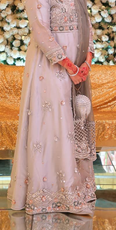 Elegant Designer-Inspired Maxi with Dupatta – Formal Wear