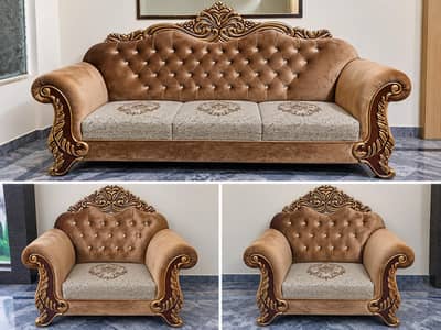 sofa set just like new for sale price 50000