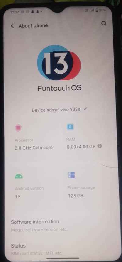 Vivo Y33s