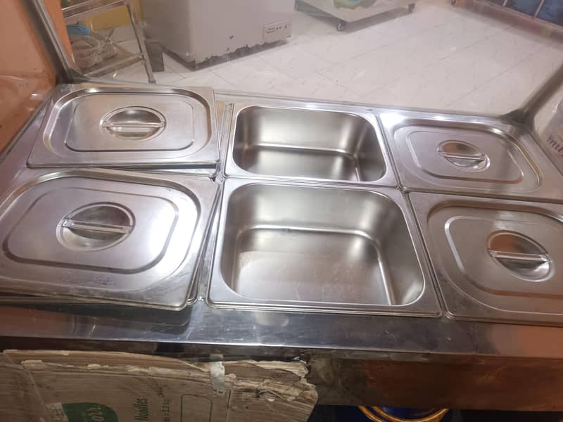 6 dish food counter - Food Display Counters - 1120660757