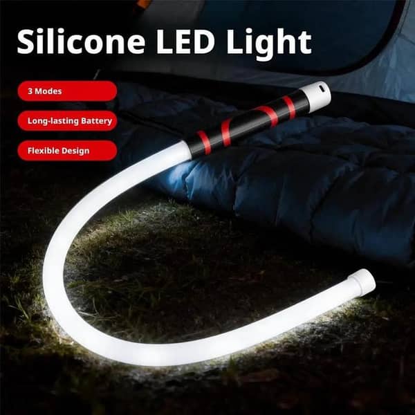 Flexible Silicone LED Strip Light for Camping and Outdoor Use