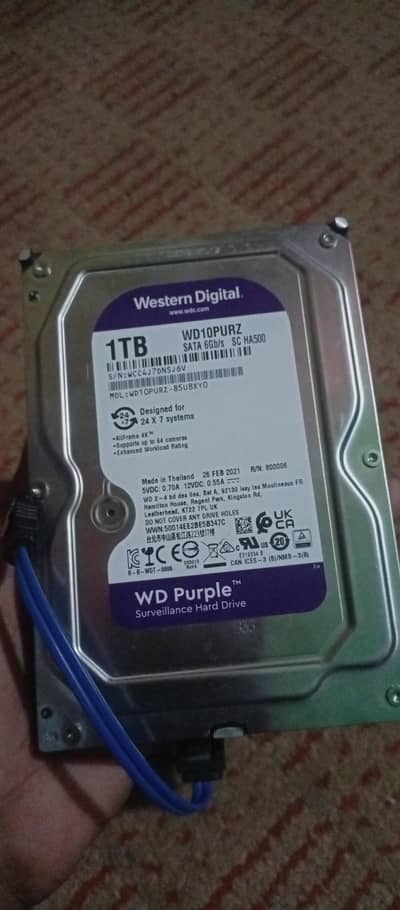 1TB Hard disk 100% health