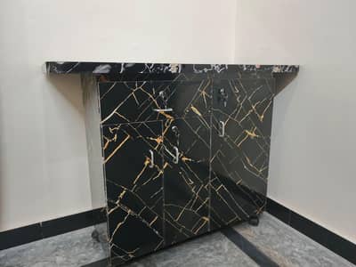Iron stand Blue grey marble New design on trending stock available