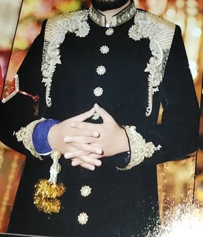 Sherwani with qula+khusa