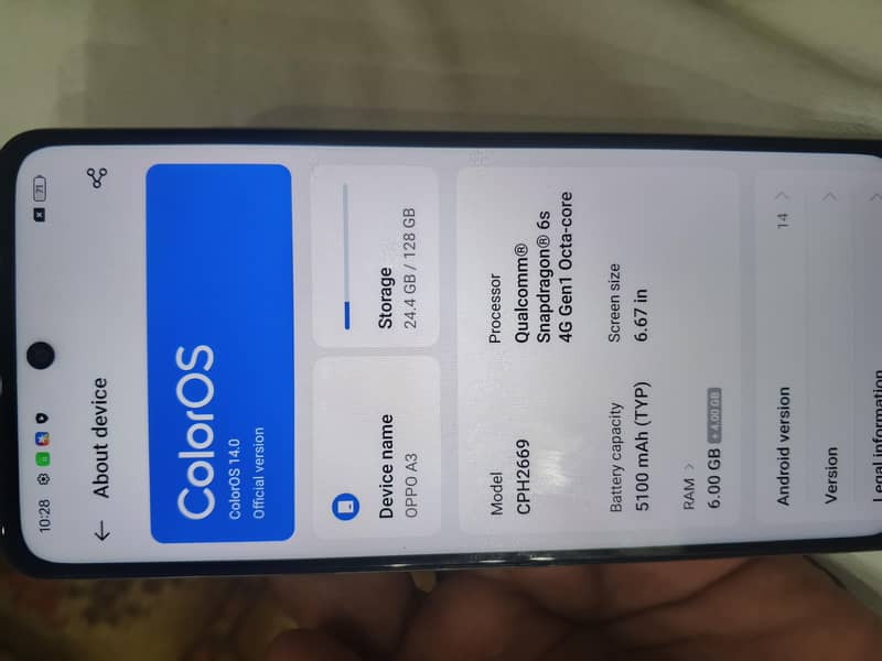OPPO A3 5