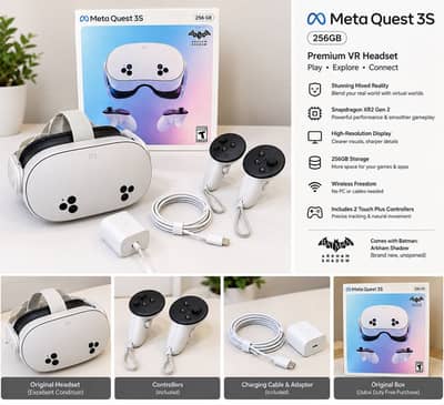 Meta Quest 3S 256GB VR Headset – Like New