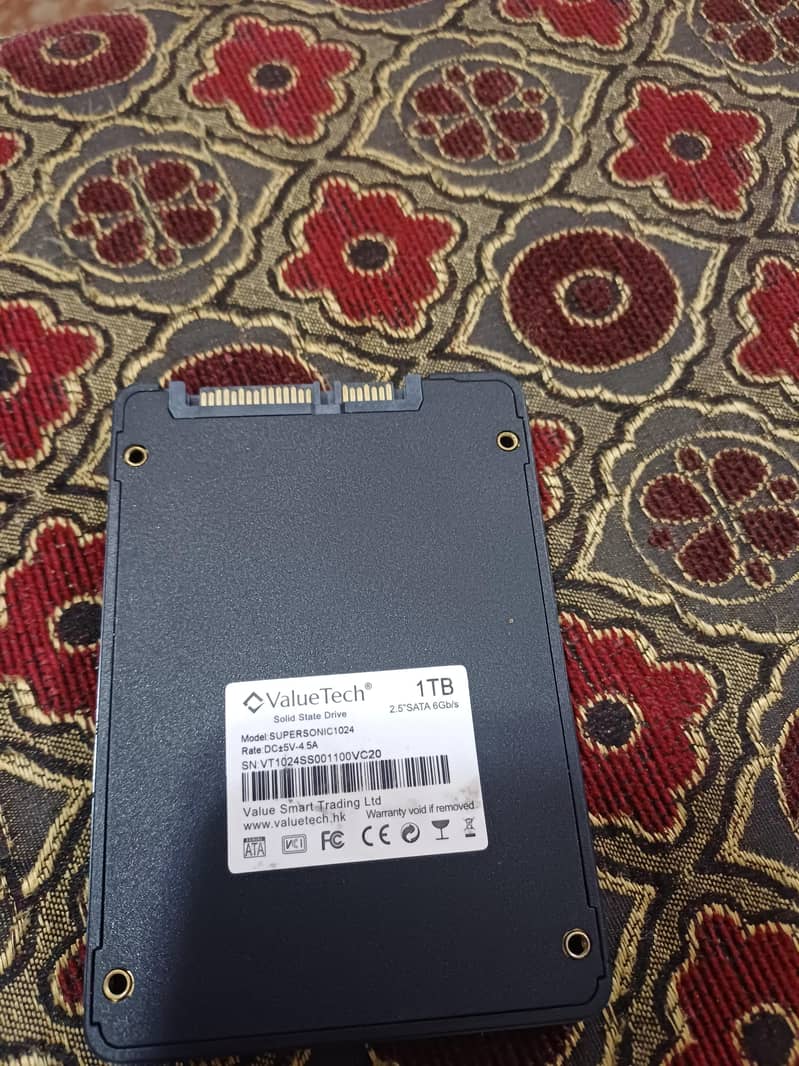 ssd 1tb 100 percent health good condition 100 percent perfomance ...