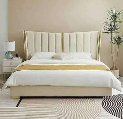 Double bed poshish wooden king siza Double bed bed set