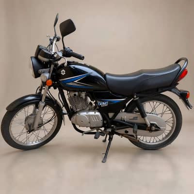 Suzuki GS 150 – 2024 Model | Black & Blue | Genuine Bike