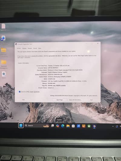 Asus vivobook pro 14 OLED GTX 1650 core i5 11gen