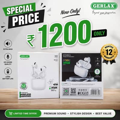 GERLAX Wireless Earbuds