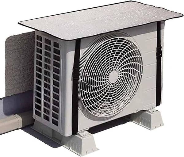 Ac Outdoor Unit Protector Heat Insulation Sunlight Shade Protector from Dust With Adjustable Buckle Rain Cover Air Conditioner Cover