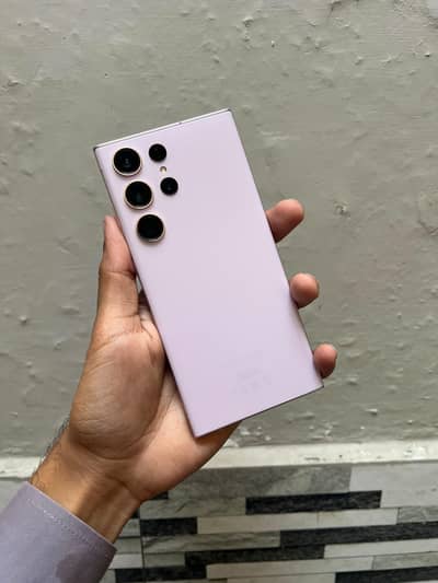Samsung S23 Ultra 12/256GB Lavender - 10/10 Condition - Original Panel