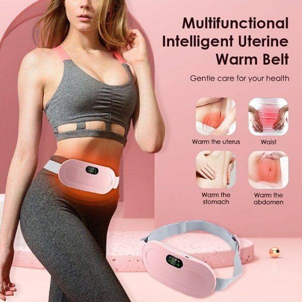 Electric Heating & Vibration Belt for Abdominal Comfort