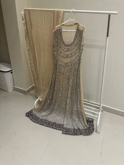 Beautiful fawn dress from khan variety