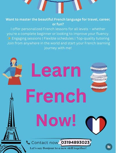 Online Tutors | French Language (DELF/TEF) & O/A Level Subjects⁠