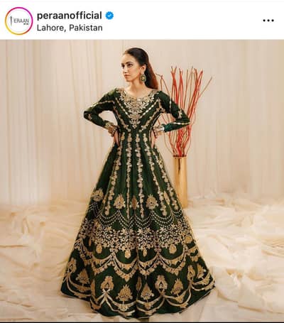 2 Piece Wedding Maxi (Maxi+Dupatta)