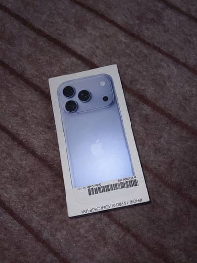iPhone 18 Pro 256GB Glacier | LL/A | Non-PTA | Box Packed /